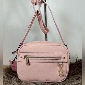 JUICY COUTURE Bag Nailed It Crossbody - Pink Clay Handbag NWT